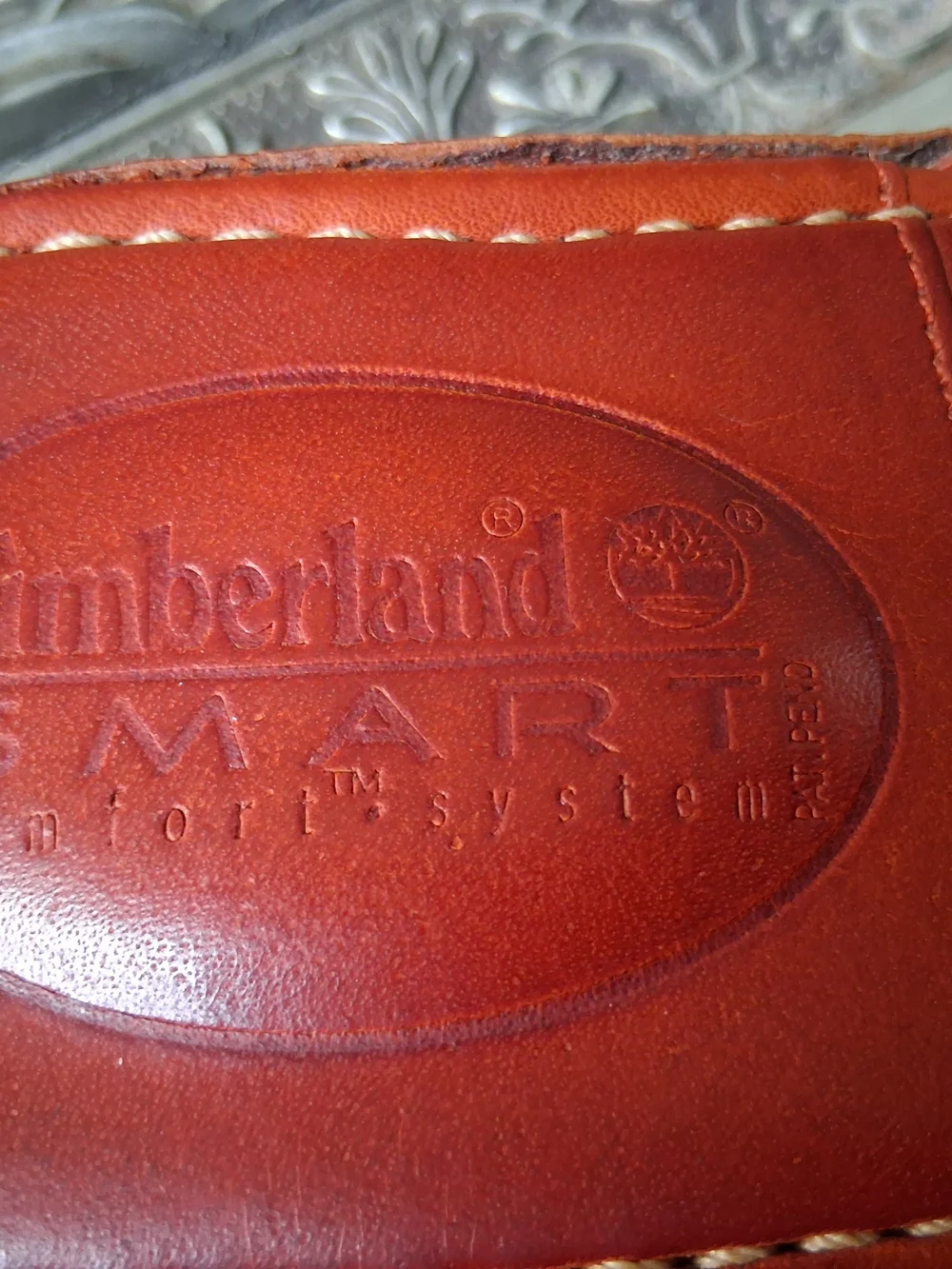 Timberland Men's Leather Slide Sandals in Chestnut Brown